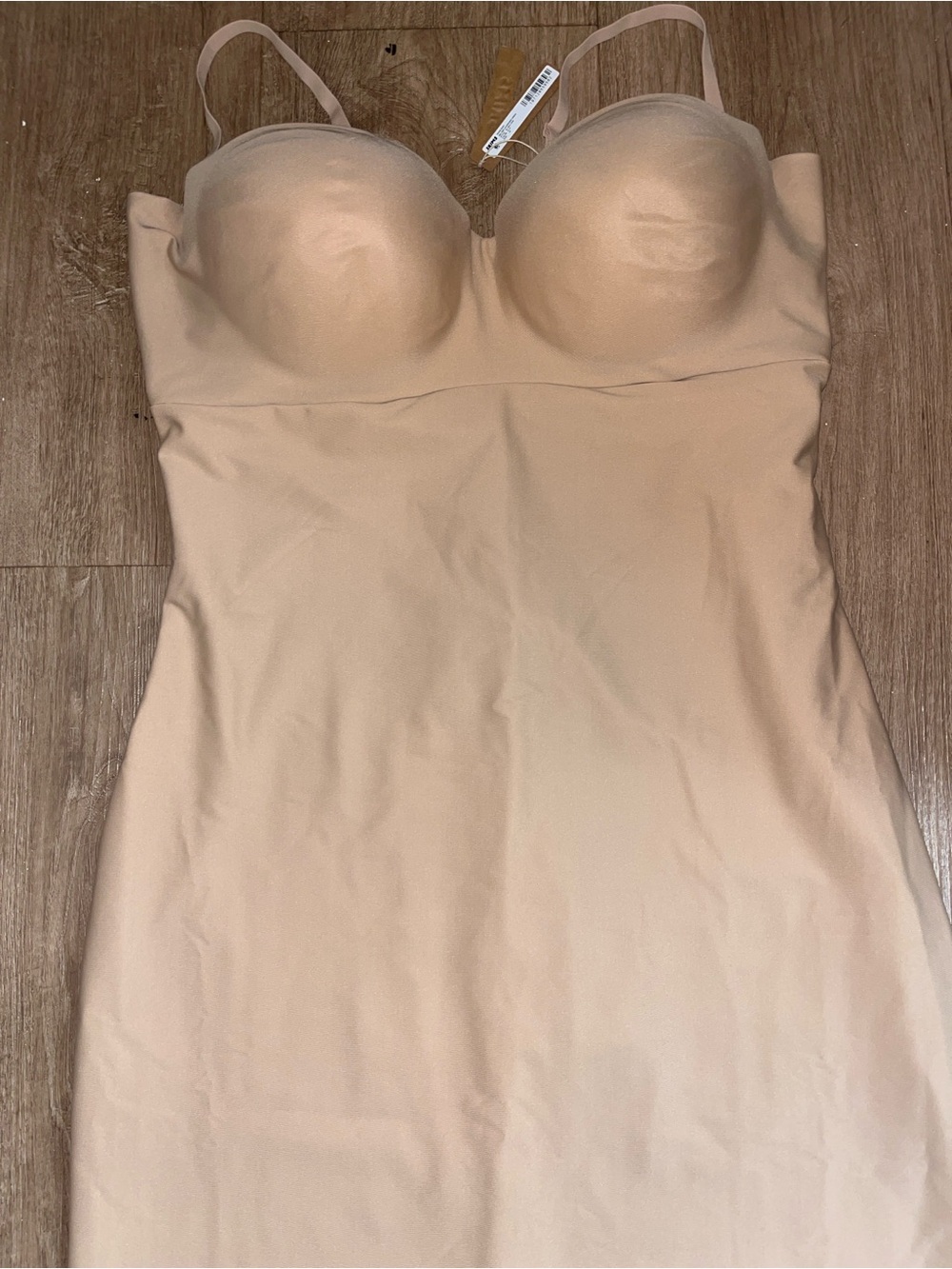 NWT SKIMS Body Molded Underwire Slip Dress Clay Size 4X